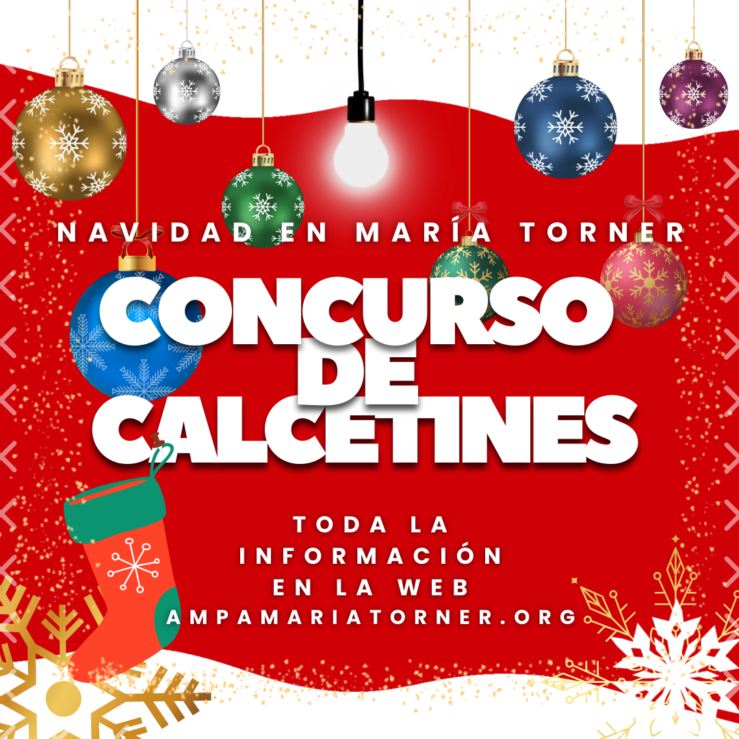 Concurso de calcetines, ¡Navidad en María Torner!