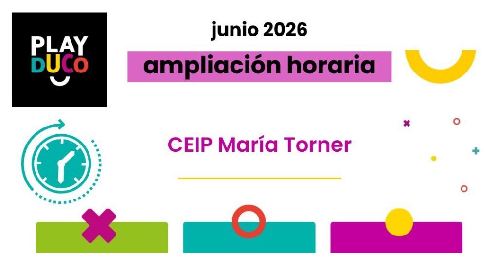 Ampliación horaria: conciliación en junio